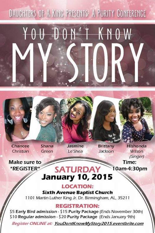 You Don't Know My Story - Jan 2015